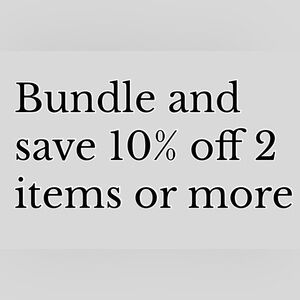 10% off 2 or more items. Free gift with purchase